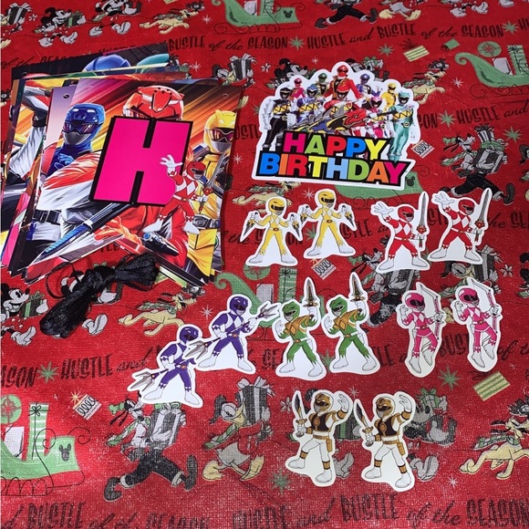 Power rangers party decor - Picture 1 of 2